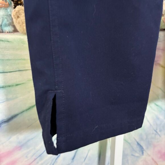 FIGS scrub pants women’s XS technical fabric navy blue pockets nurse - Picture 7 of 10